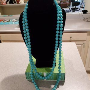 Stella & Dot LaCoco turquoise beaded necklace